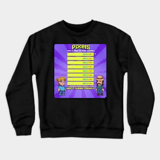 KEEP IT FARMER FRIENDLY pIXELS Crewneck Sweatshirt